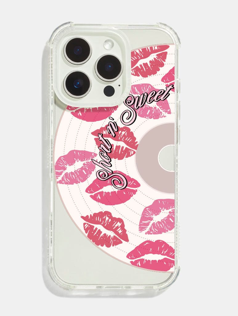 Short N' Sweet Vinyl Shock iPhone Case Phone Cases Skinnydip London