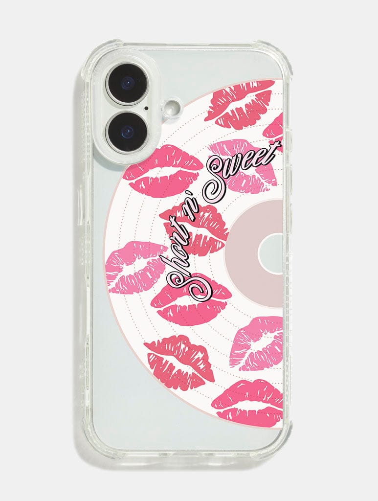 Short N' Sweet Vinyl Shock iPhone Case Phone Cases Skinnydip London