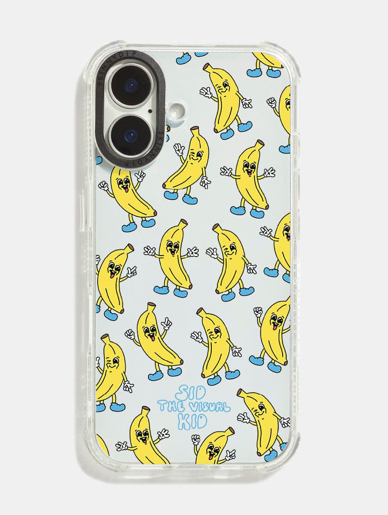 Sid the Visual Kid x Skinnydip Happy Banana Shock iPhone Case Phone Cases Skinnydip London