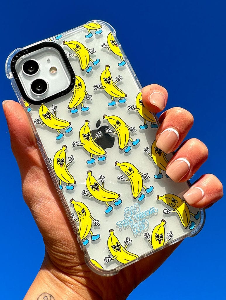 Sid the Visual Kid x Skinnydip Happy Banana Shock iPhone Case Phone Cases Skinnydip London