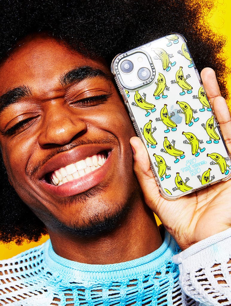 Sid the Visual Kid x Skinnydip Happy Banana Shock iPhone Case Phone Cases Skinnydip London