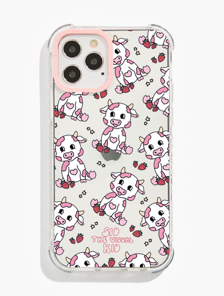 Sid the Visual Kid x Skinnydip Strawberry Cow Shock iPhone Case Phone Cases Skinnydip London