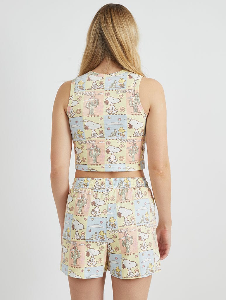 Snoopy x Skinnydip Vest and Shorts Set Co-Ords Skinnydip London
