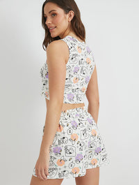 Snoopy x Skinnydip Vest & Short Pyjama Set Lingerie & Nightwear Skinnydip London
