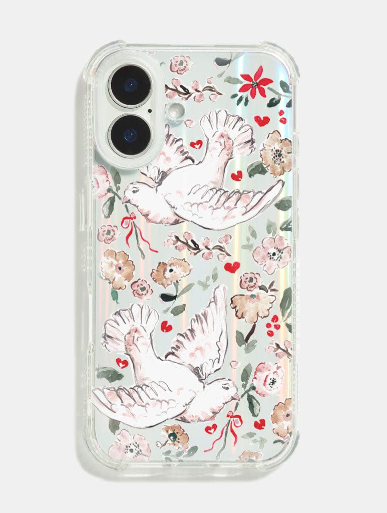Sophie Amelia Creates x Skinnydip Doves Shock iPhone Case. Phone Cases Skinnydip London