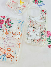 Sophie Amelia Creates x Skinnydip Doves Shock iPhone Case Phone Cases Skinnydip London