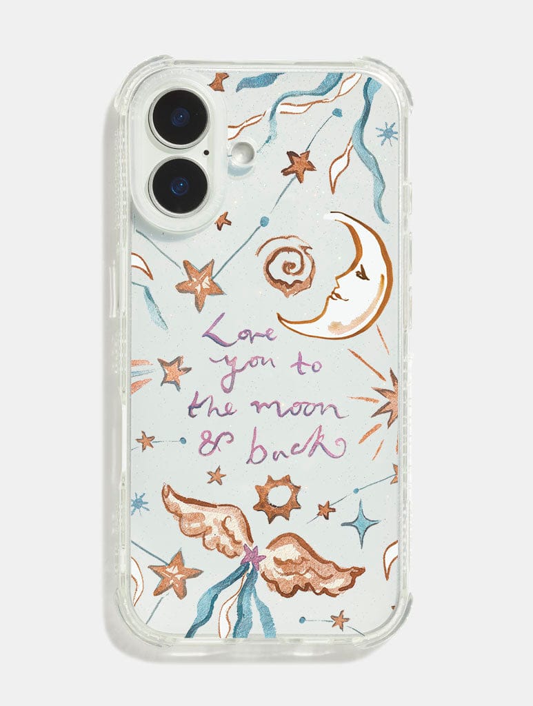 Sophie Amelia Creates x Skinnydip Love You To The Moon Shock iPhone Case Phone Cases Skinnydip London