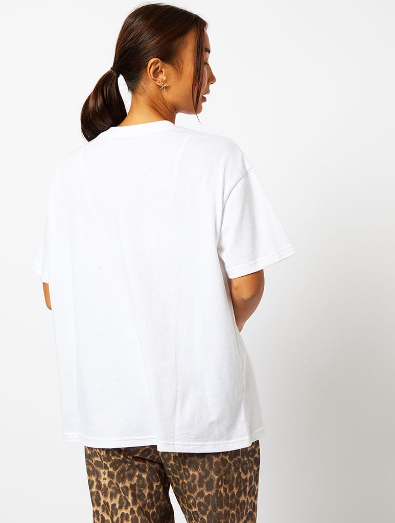 Sorry Santa I've Been Feral T-Shirt in Ecru Tops & T-Shirts Skinnydip London