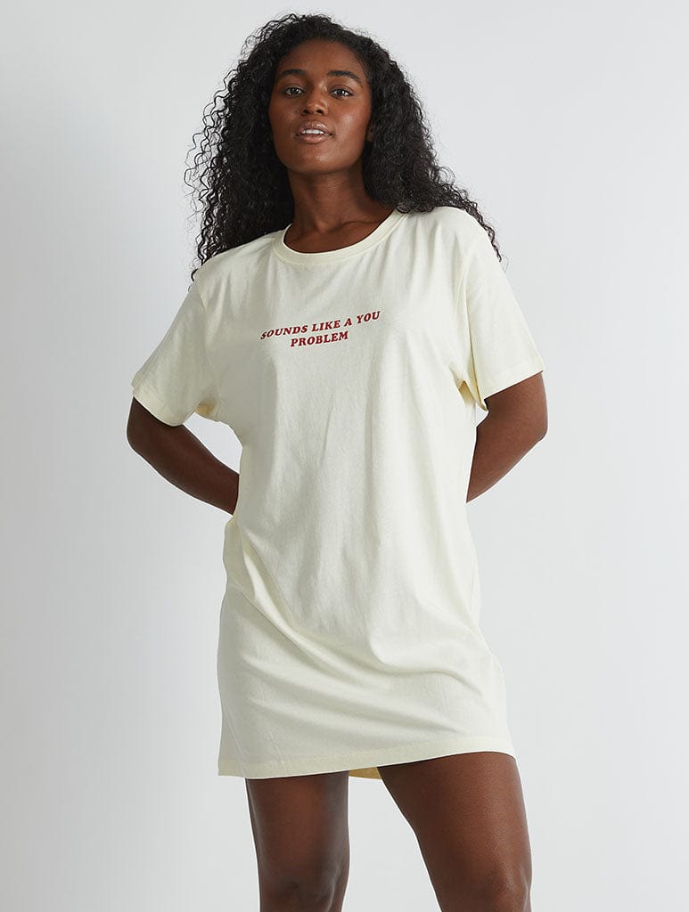 Sounds Like A You Problem Night Dress Lingerie & Nightwear Skinnydip London