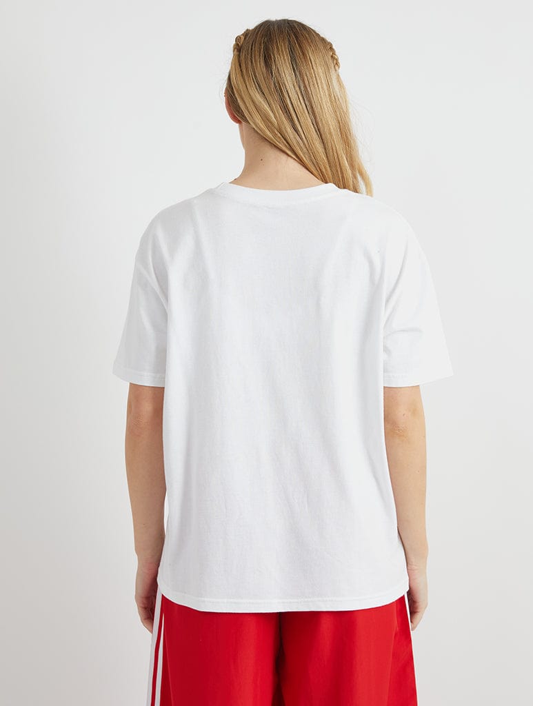 Sour Cherry Super Juicy T-Shirt in Ecru Tops & T-Shirts Skinnydip London
