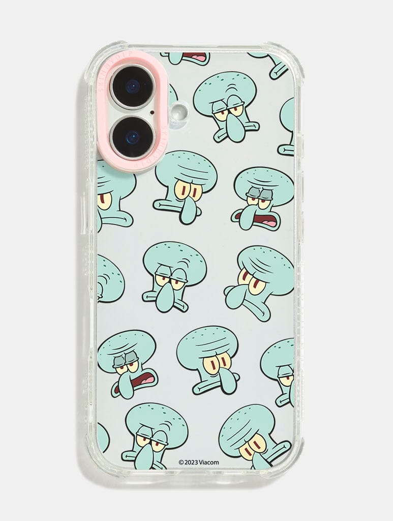 SpongeBob x Skinnydip Squidward Repeat Shock iPhone Case Phone Cases Skinnydip London