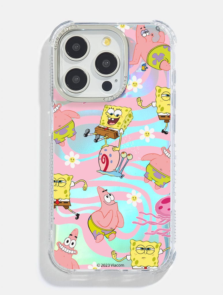 SpongeBob x Skinnydip Swirl Holo Shock iPhone Case Exclusive
