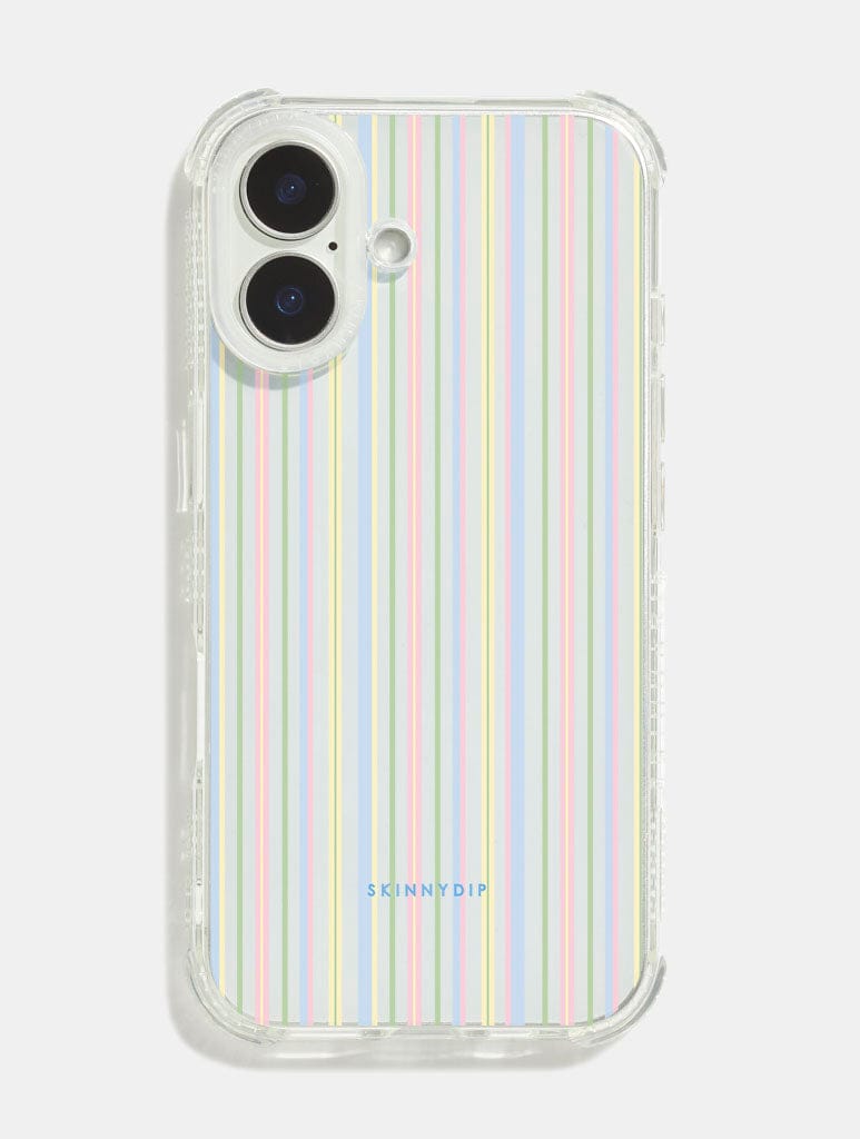 Spring Stripes Shock iPhone Case Phone Cases Skinnydip London