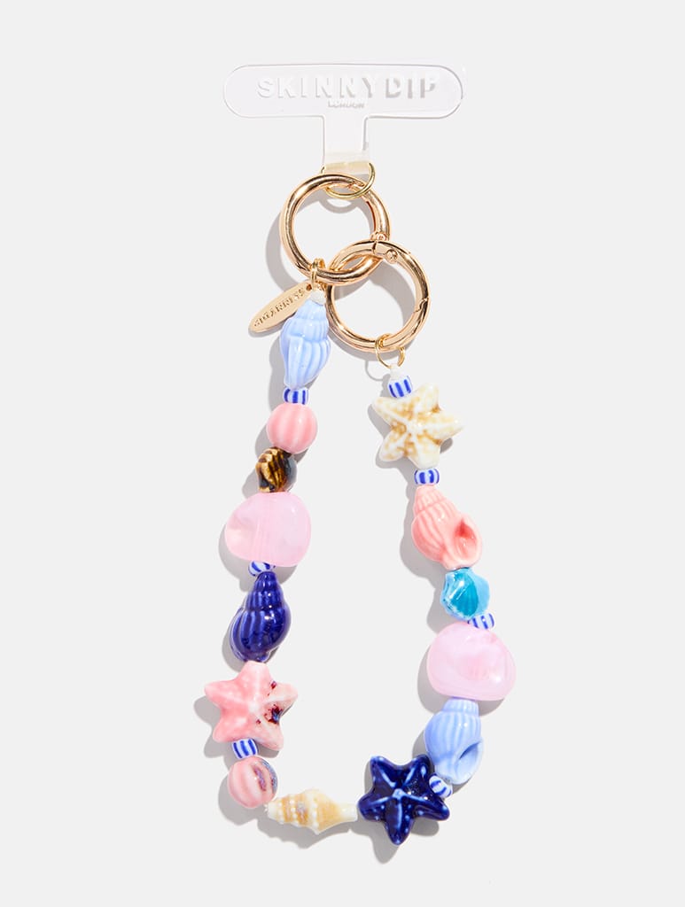 Starfish and Shell in Pink and Blue Charm Phone Grips Skinnydip London