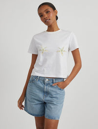 Starfish Baby T-Shirt in White Tops & T-Shirts Skinnydip London