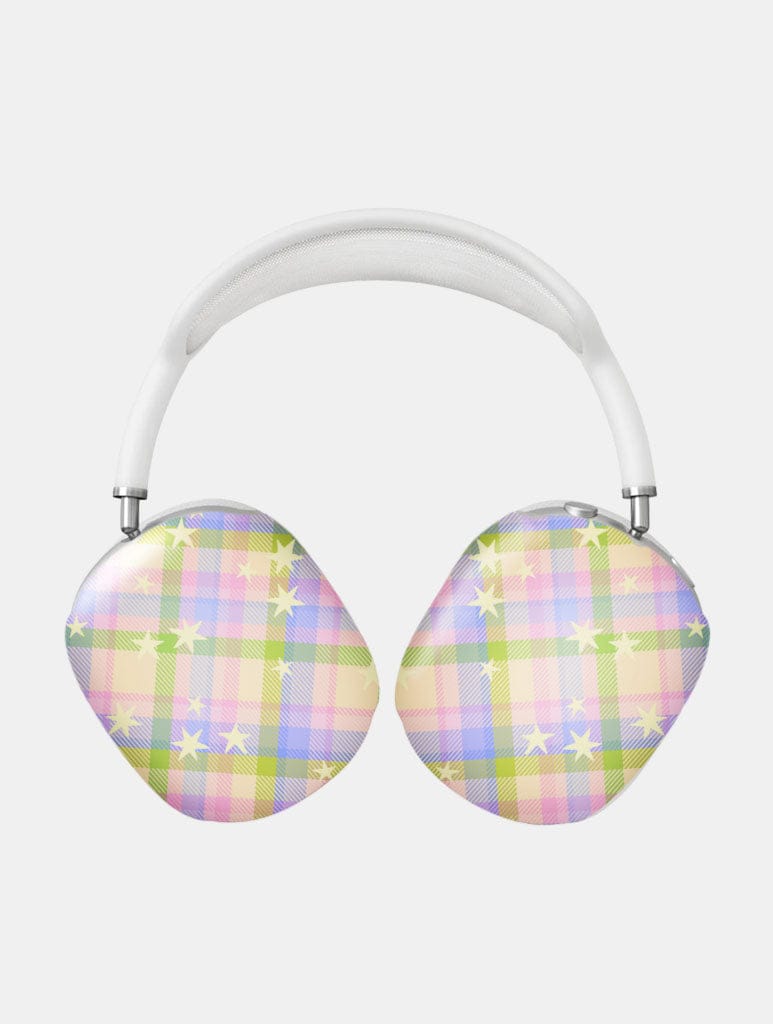 Starry Tartan Spring AirPods Max Case in Gloss AirPods Cases Skinnydip London