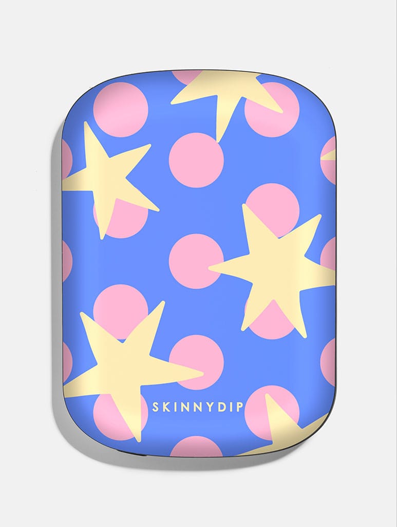 Stars and Spots Pink Yellow and Blue Portable Magsafe Charger Portable Chargers Skinnydip London
