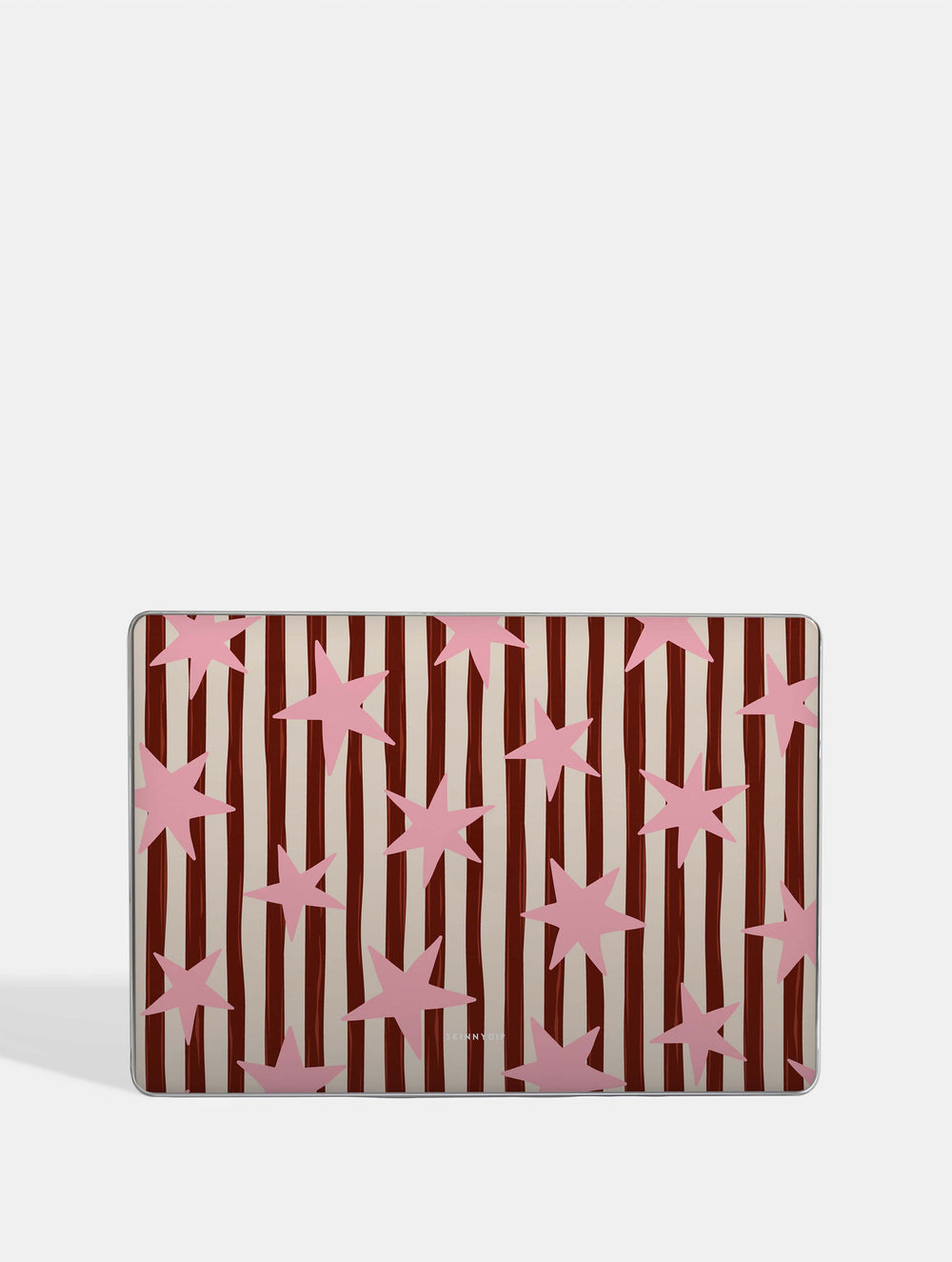 Stars and Stripes Pink and Brown MacBook Case Laptop Cases Skinnydip London