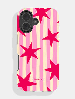 Stars and Stripes Pink Red and Yellow Ultra Protective iPhone Case Phone Cases Skinnydip London