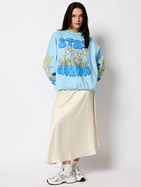 Stay Grounded Oversized Sweatshirt Hoodies & Sweatshirts Skinnydip London