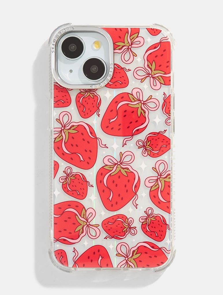 Strawberry Bow Shock iPhone Case Fruit iPhone Cases and