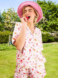 Strawberry Shortcake Shirt in Pink Tops & T-Shirts Skinnydip London