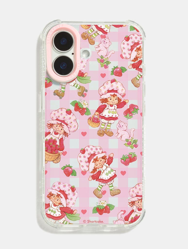 Strawberry Shortcake x Skinnydip Check Shock iPhone Case Phone Cases Skinnydip London