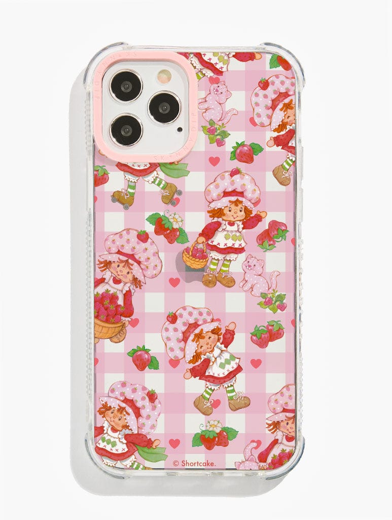 Strawberry Shortcake x Skinnydip Check Shock iPhone Case Phone Cases Skinnydip London