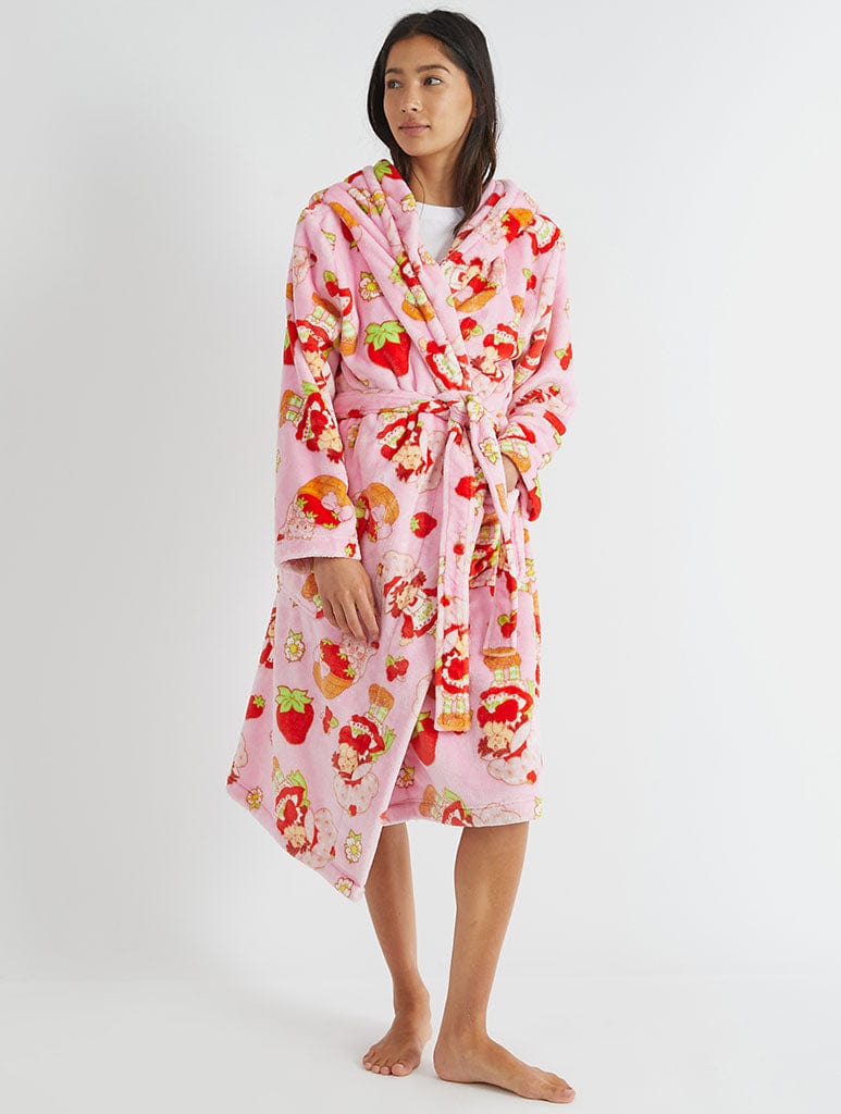 Strawberry Shortcake x Skinnydip Pink Dressing Gown Lingerie & Nightwear Skinnydip London