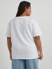 Sunday Essentials T-Shirt in Ecru Tops & T-Shirts Skinnydip London