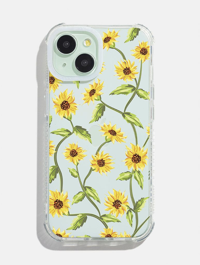 Sunflower Vine Shock iPhone Case Phone Cases Skinnydip London