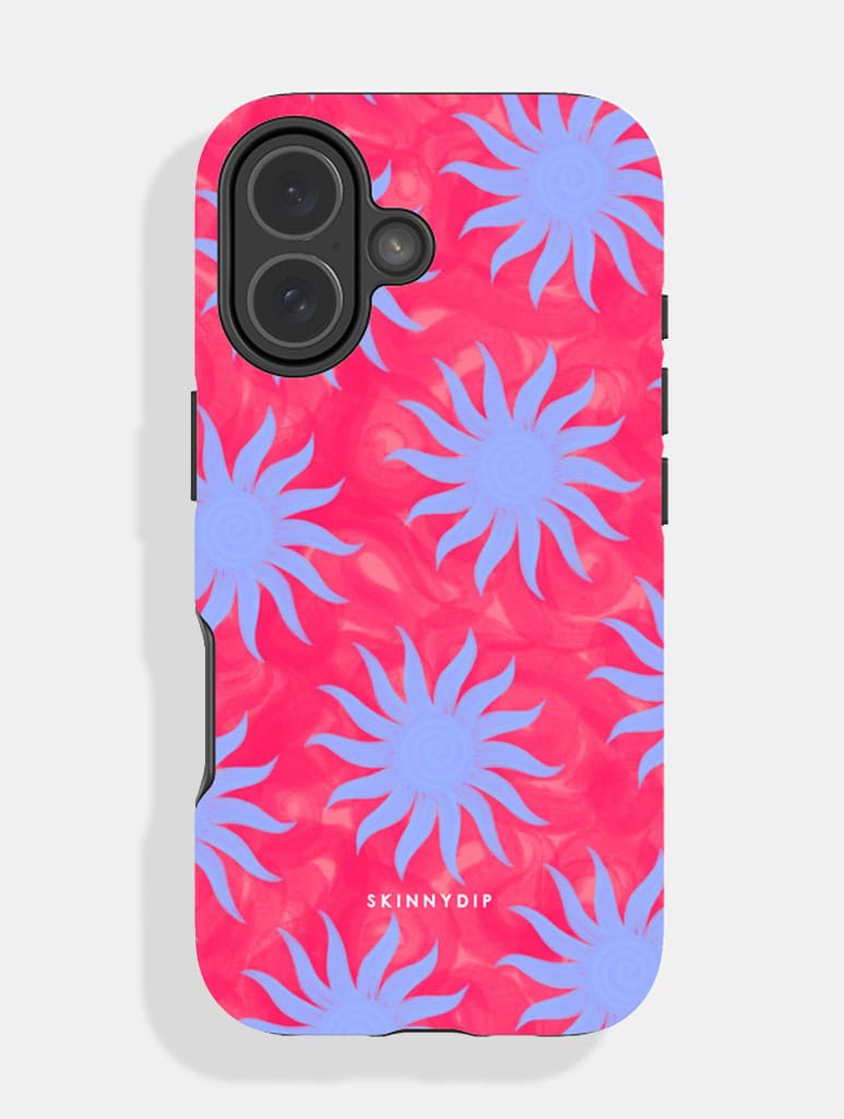 Sunshine Swirls Hot Pink And Lilac Ultra Protective iPhone Case Phone Cases Skinnydip London