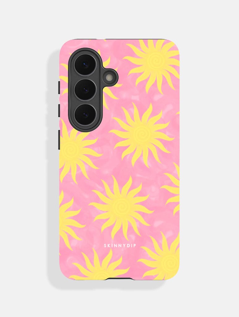 Sunshine Swirls Pink And Yellow Ultra Protective Samsung Case Phone Cases Skinnydip London