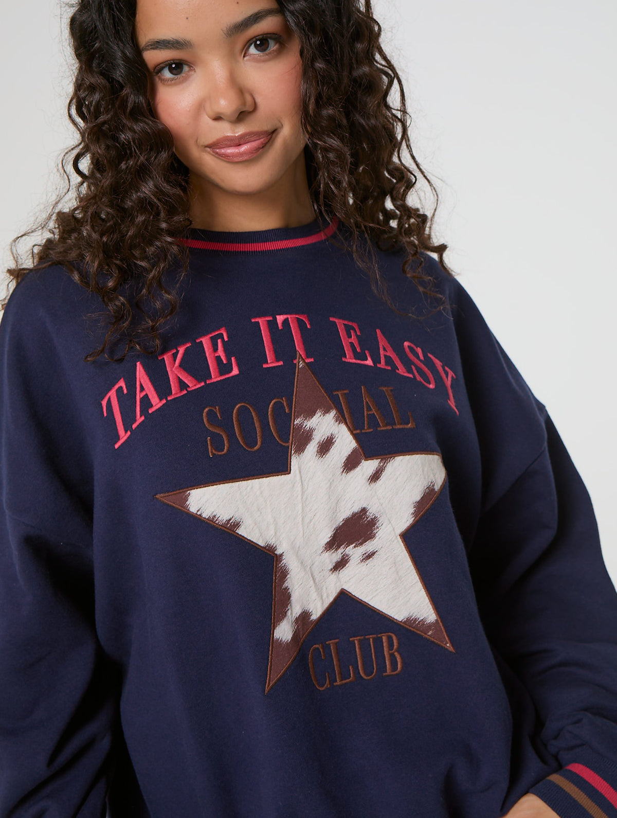 Take It Easy Star Sweatshirt Hoodies & Sweatshirts Skinnydip London