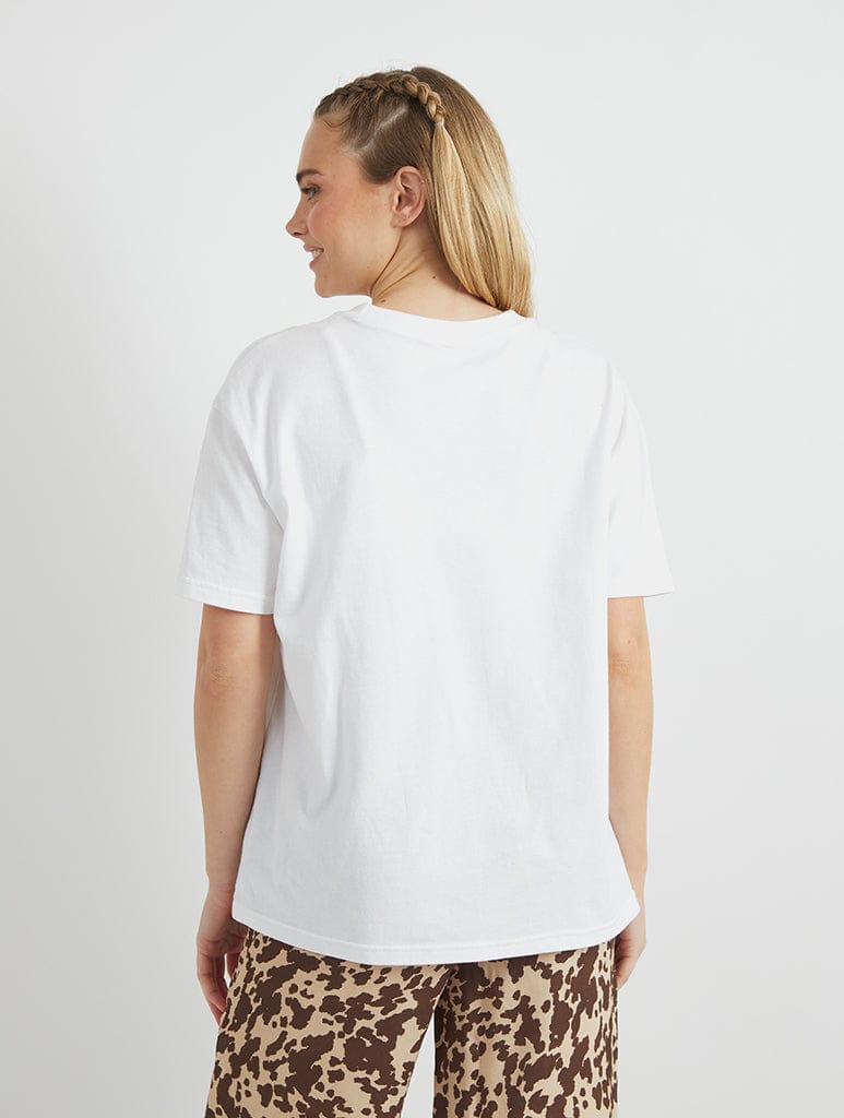 Take Me To The Farmers Market T-Shirt In White Tops & T-Shirts Skinnydip London