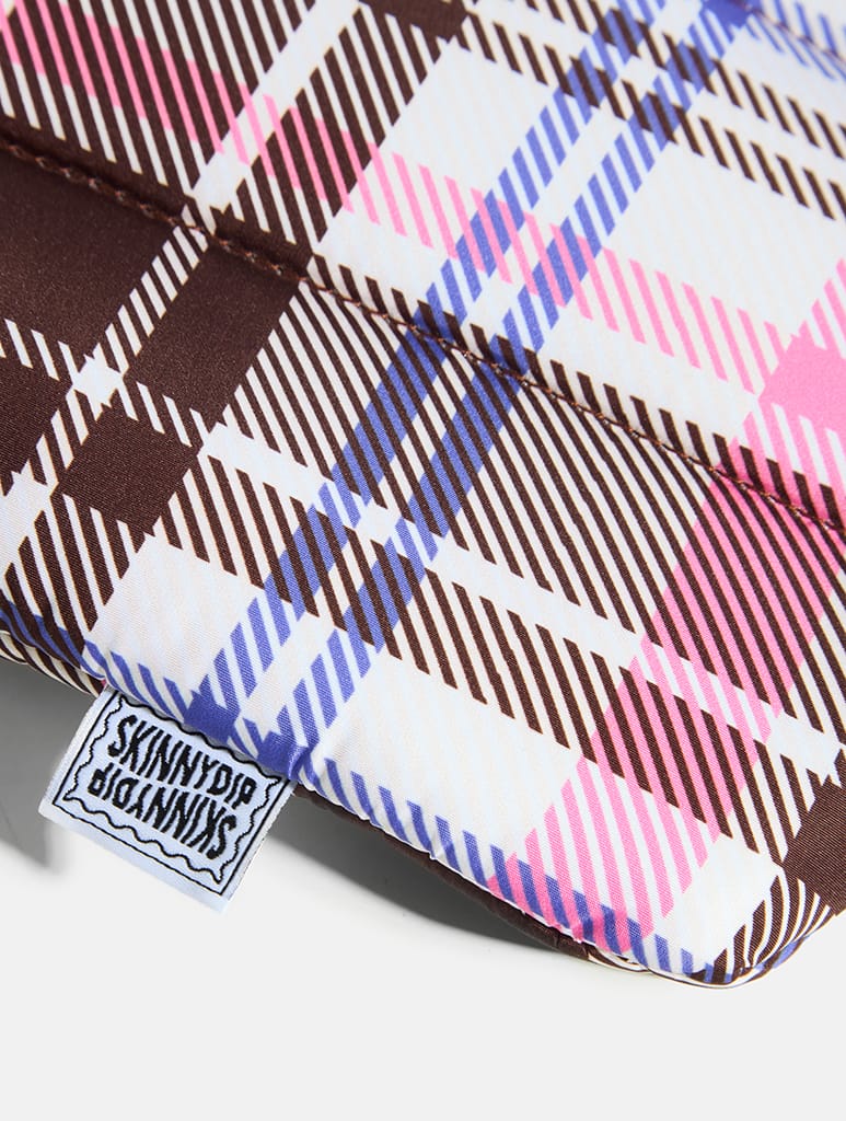 Tartan Quilted Laptop Sleeve Laptop Cases Skinnydip London