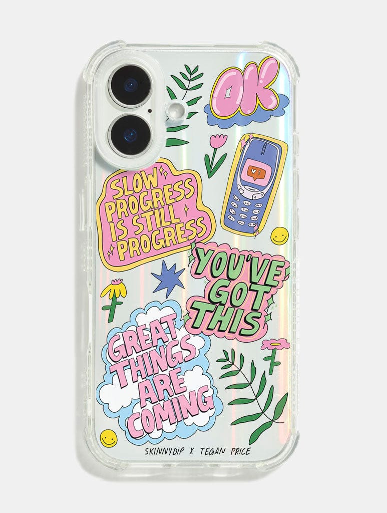 Tegan Price x Skinnydip Affirmation Shock iPhone Case Phone Cases Skinnydip London