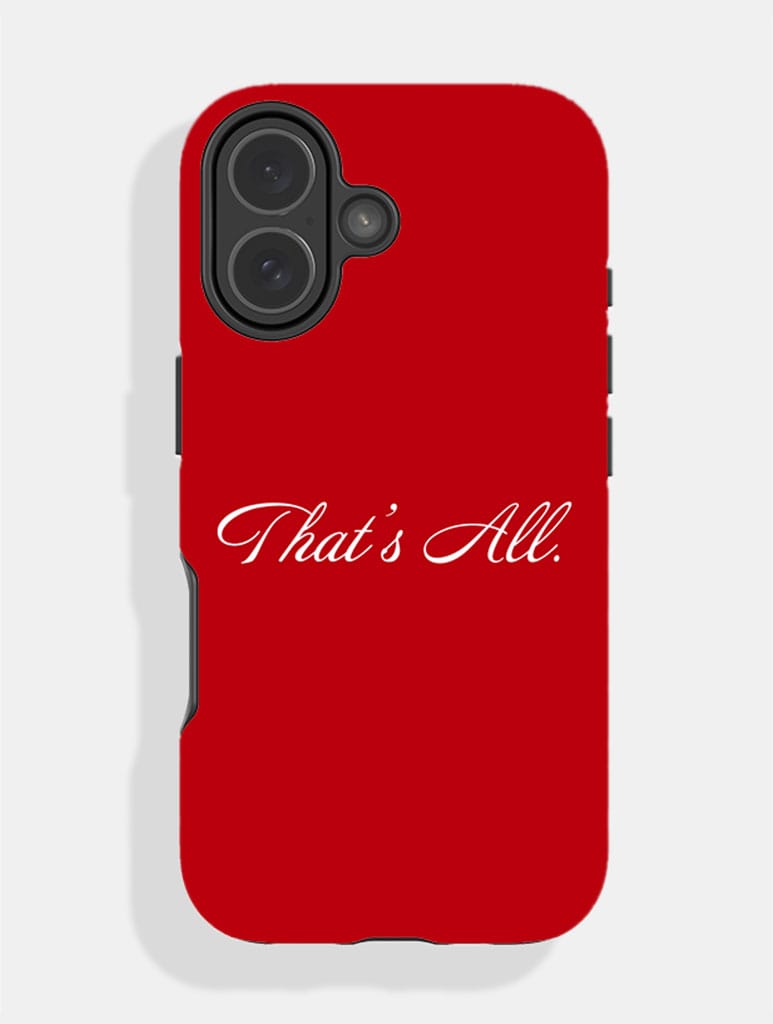 That's All Ultra Protective iPhone Case Phone Cases Skinnydip London