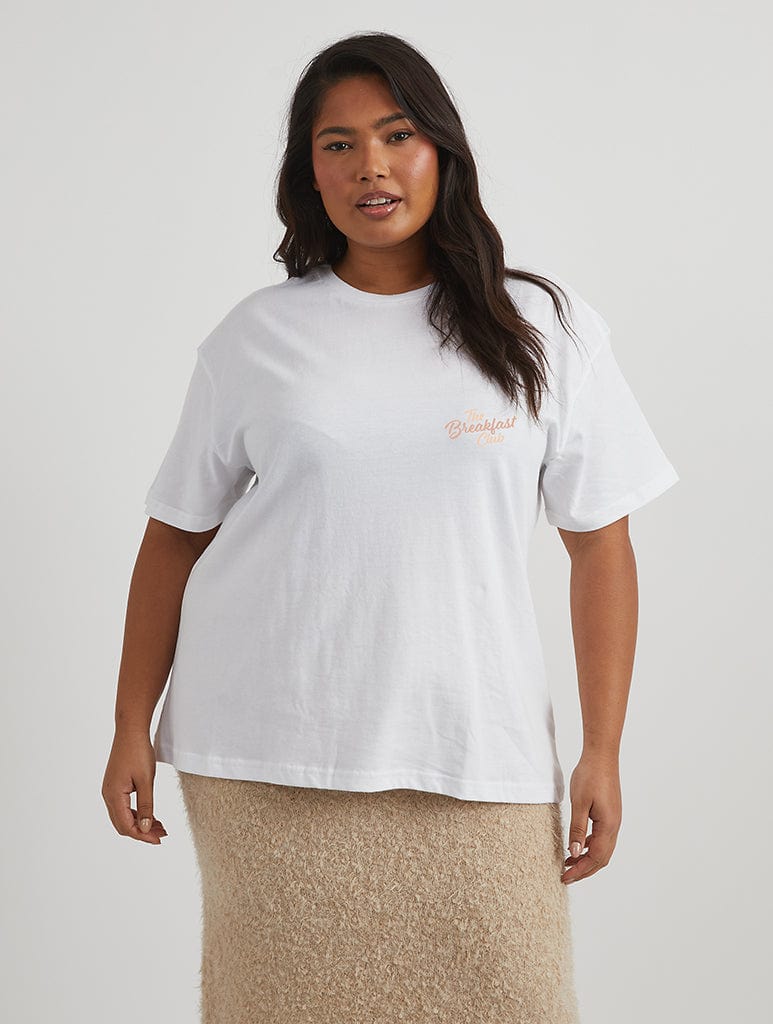 The Breakfast Club T-Shirt in Ecru Tops & T-Shirts Skinnydip London