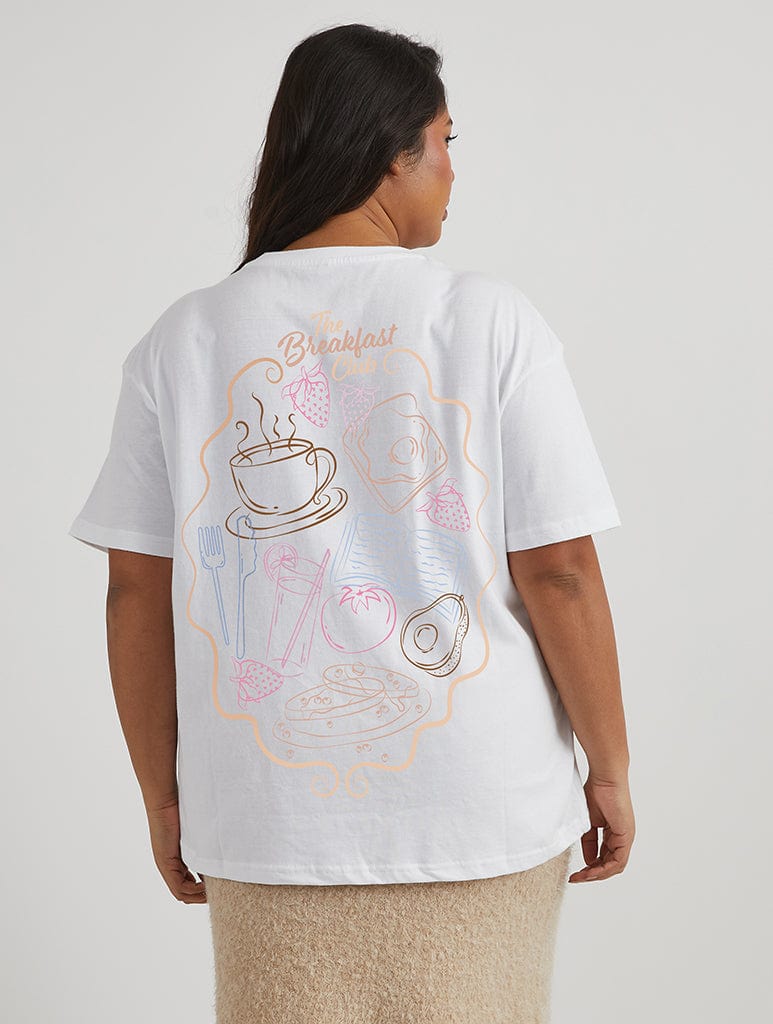 The Breakfast Club T-Shirt in Ecru Tops & T-Shirts Skinnydip London