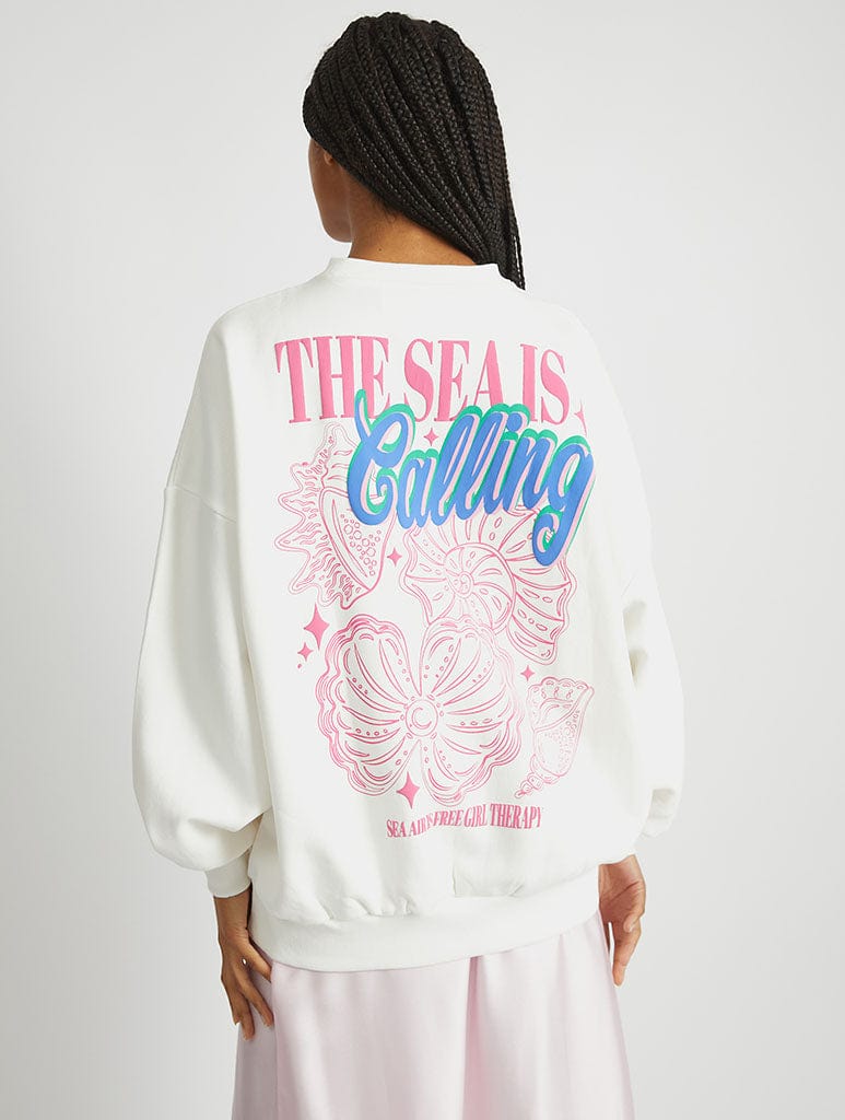 The Sea Is Calling Sweatshirt Hoodies & Sweatshirts Skinnydip London