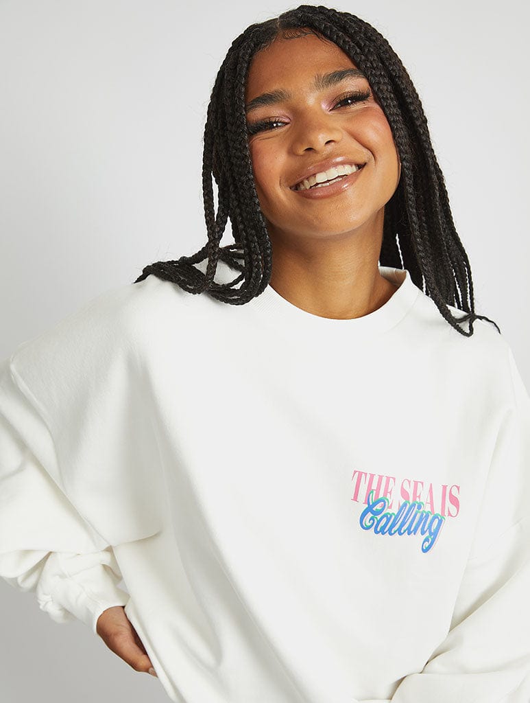 The Sea Is Calling Sweatshirt Hoodies & Sweatshirts Skinnydip London
