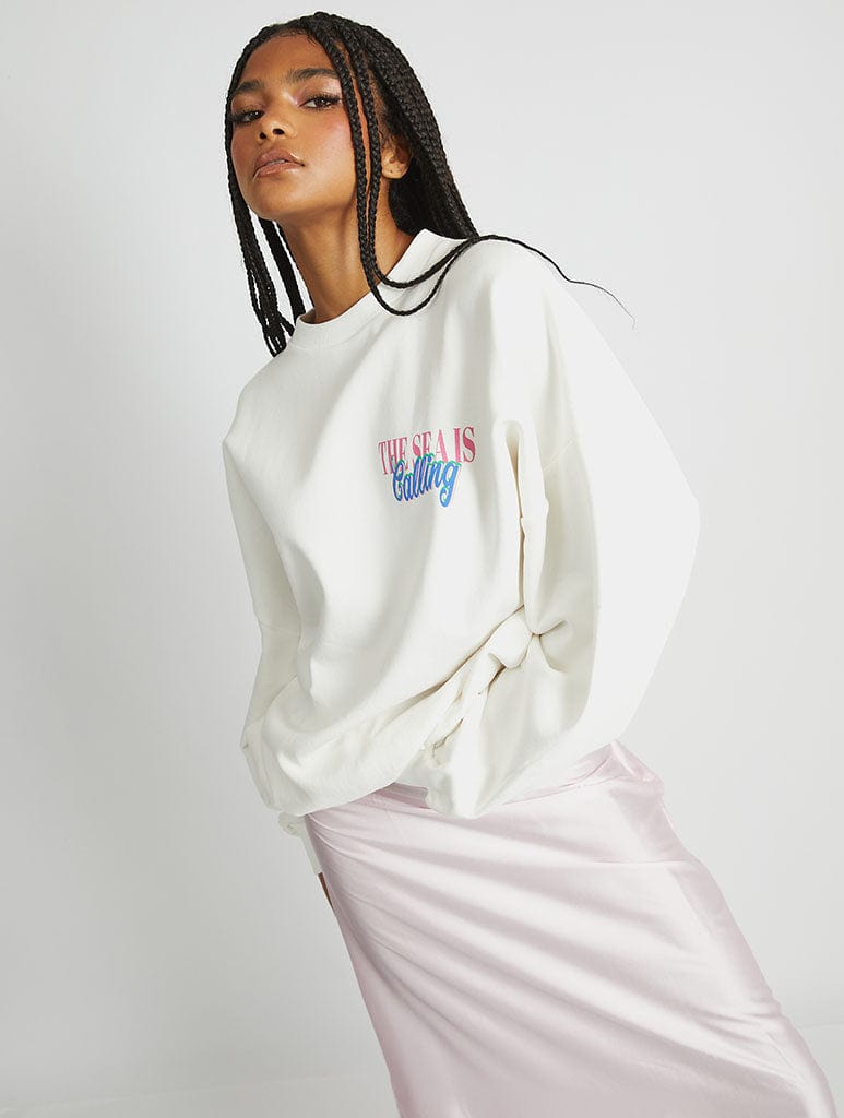The Sea Is Calling Sweatshirt Hoodies & Sweatshirts Skinnydip London