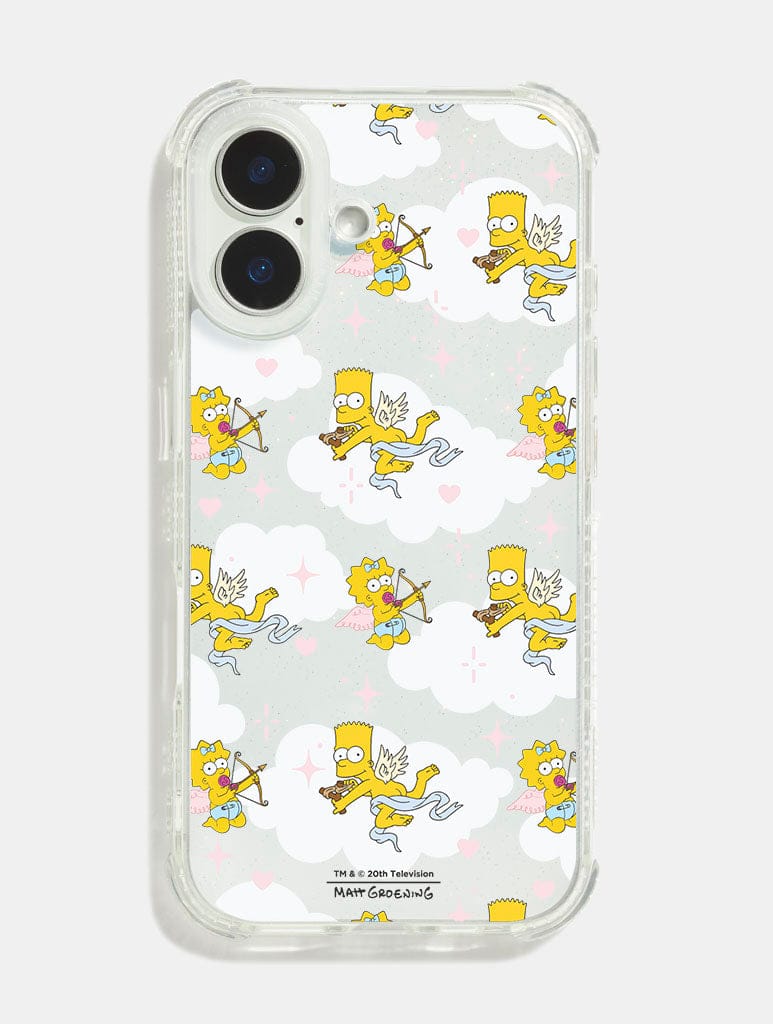 The Simpsons Bart And Maggie Cupid Shock iPhone Case | The