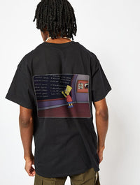 The Simpsons Bart Chalkboard T-Shirt in Black Tops & T-Shirts Skinnydip London