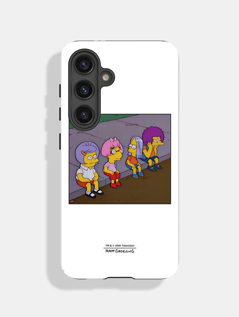 The Simpsons Bart On The Road Ultra Protective Android Case Phone Case Skinnydip London