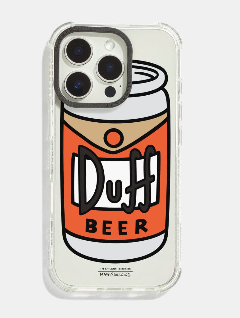 The Simpsons Duff Beer Shock iPhone Case Phone Cases Skinnydip London