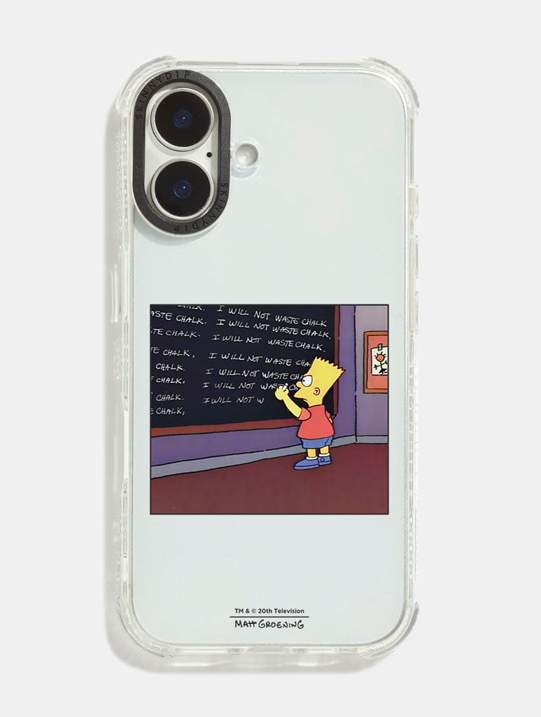 The Simpsons I Will Not Waste Chalk x Skinnydip | Shop Funny Simpsons iPhone Cases | Skinnydip London The Simpsons I Will Not Waste Chalk x Skinnydip | Shop Funny Simpsons iPhone Cases | Skinnydip London