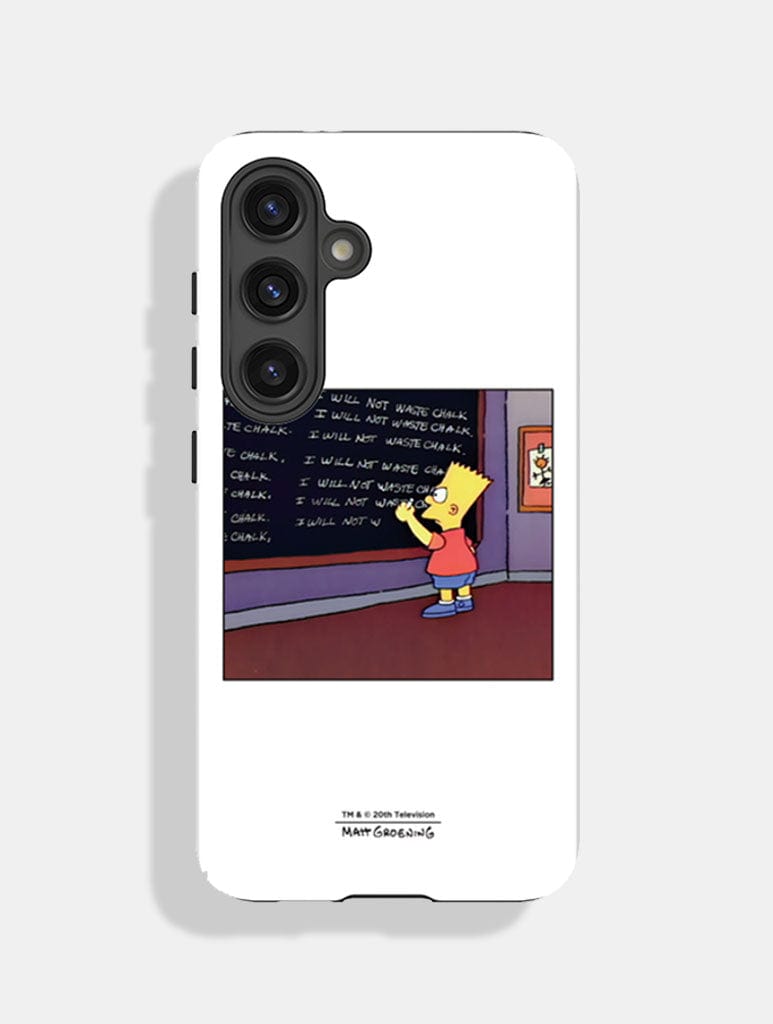 The Simpsons I Will Not Waste Chalk Ultra Protective Android Case Phone Case Skinnydip London