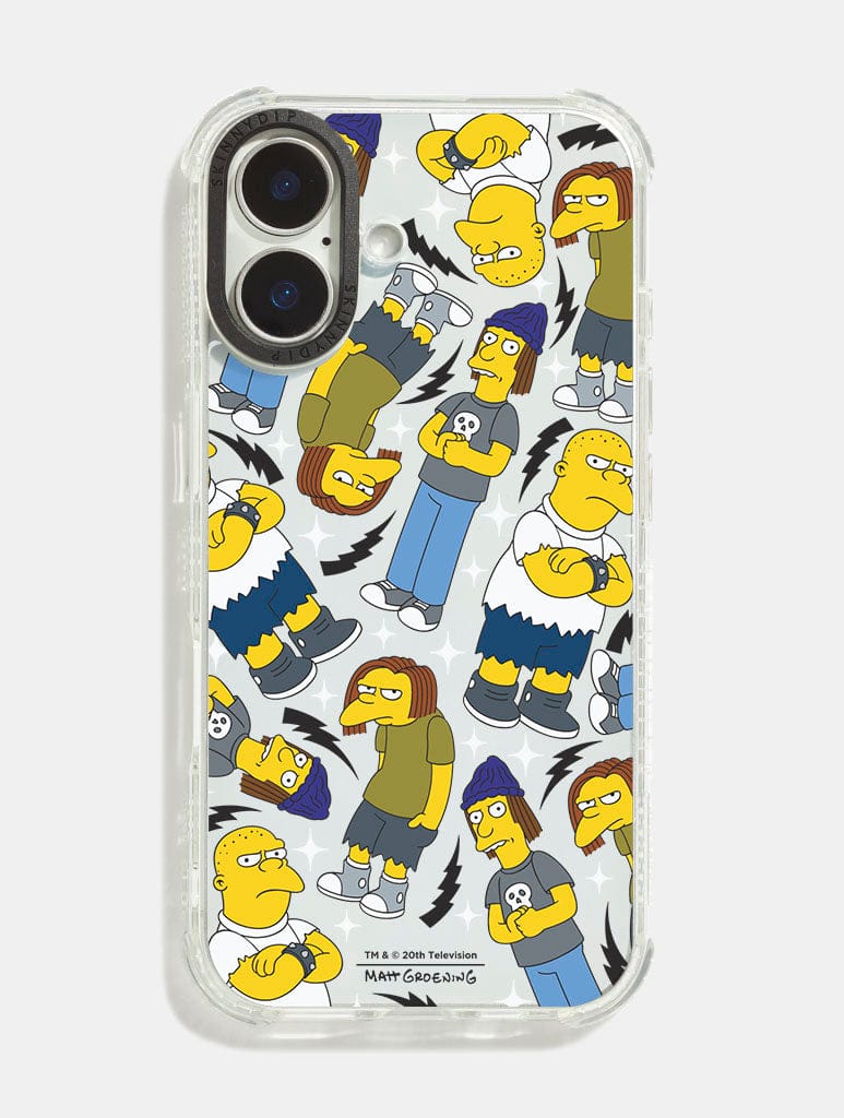 The Simpsons Jimbo, Dolph, Kearney Shock iPhone Case Phone Cases Skinnydip London
